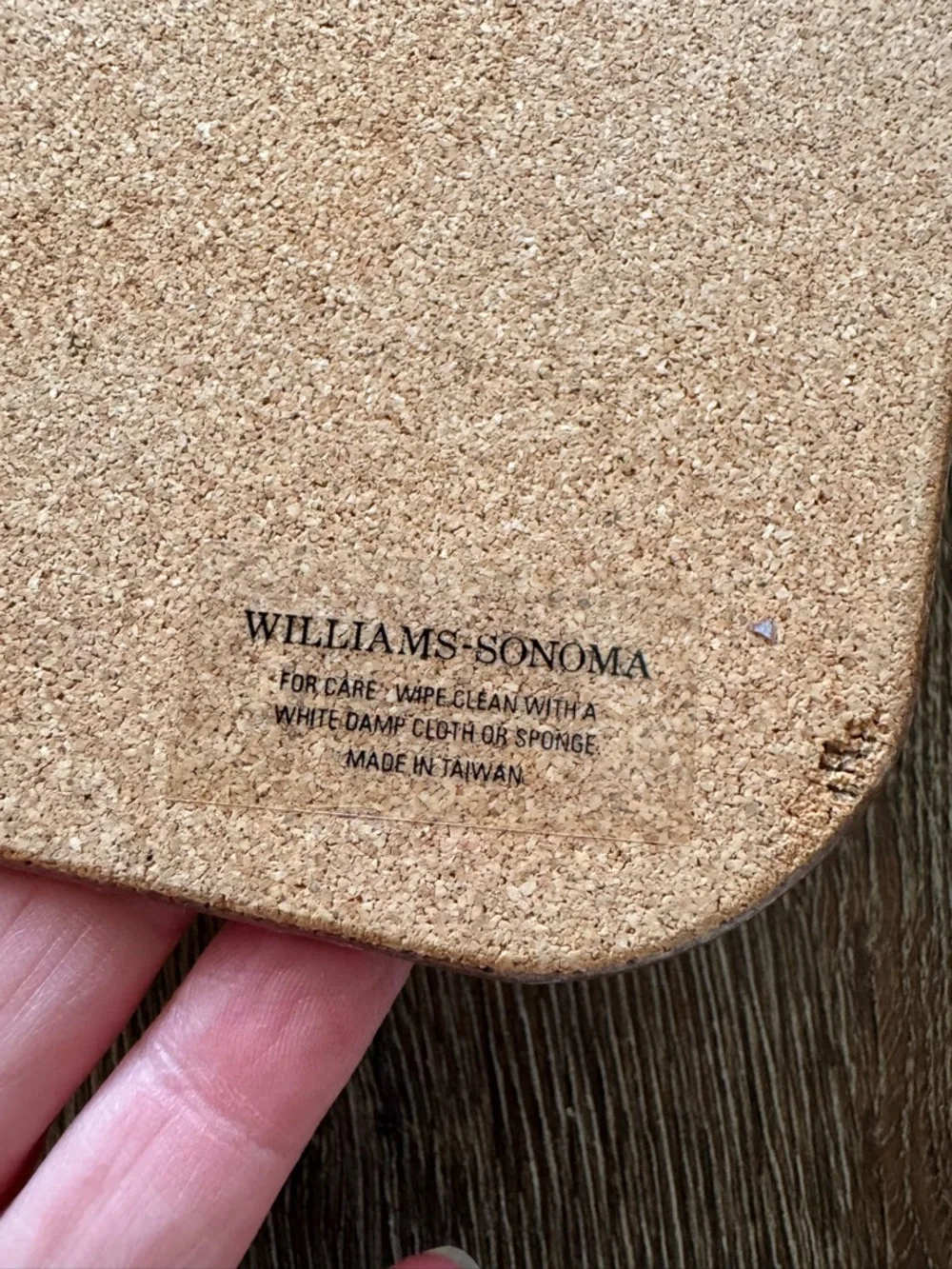 Williams Sonoma Cork Placemats 12 Days of Christmas ultra rare